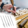 QWORK Wood Carving Tools, 5 PCS HSS Engraving Drill Bit