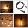 GutReise 5V USB to E14 Socket,2pcs E14 LED Bulbs 5V-6V