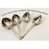 ExcelSteel 4 Piece Heavy Duty Stainless Steel Measuring Spoons, Silver