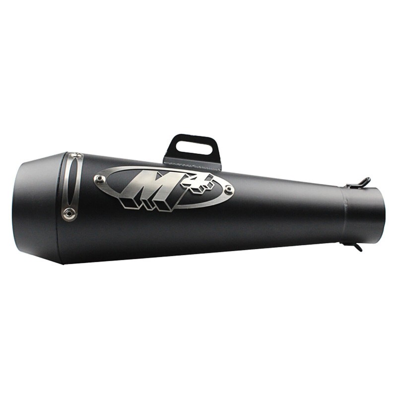 Gearzaar 38-51mm Universal Motorcycle Exhaust Muffler Pipe Slip on with
