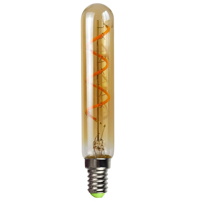 2 PCS E14 LED Light Bulb 3w Golden Tubular Bulb