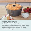 Chicago Metallic Angel Food Cake Pan with Cooling Feet, 2-Piece