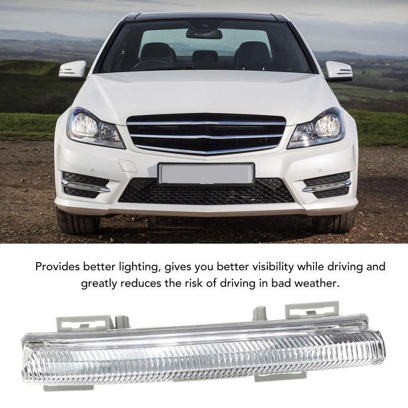 LED Fog Daytime Running Light A2049068900 Replacement for Benz C‑Class