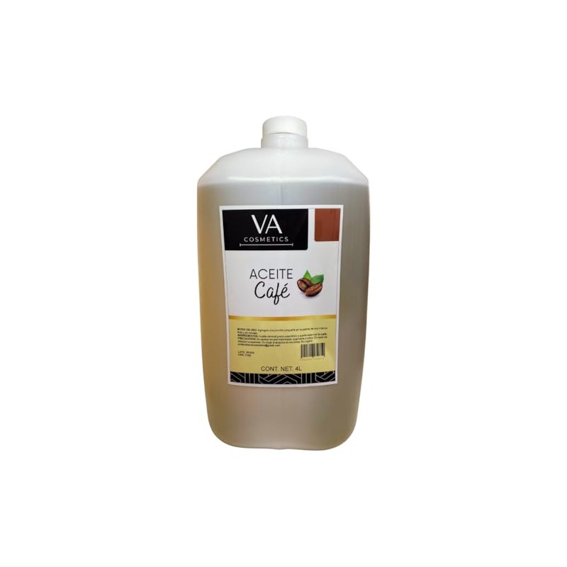 Aceite Masajes Café Corporal Spa Profesional 4 Litros VA