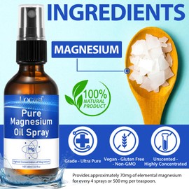 Xaarty Magnesium Oil for Feet, Pure Magnesium Oil Spray, Nourish The Skin, Unclog Pores, Alleviate Hair Loss, 2 Oz