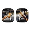 KEIAHUAN Funny Giraffe Driving Windshield Sun Shade for Car Foldable