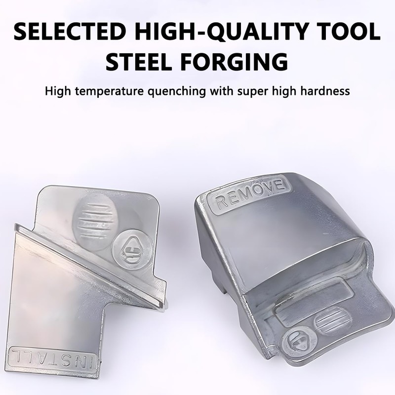 CGEAMDY 2 pieces drive belt remover, metal V-belt assembly tool