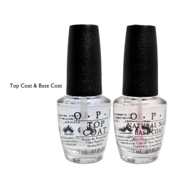 OPI Natural Nail Polish Lacquer Base Coat & Top Coat COMBO 0.5oz