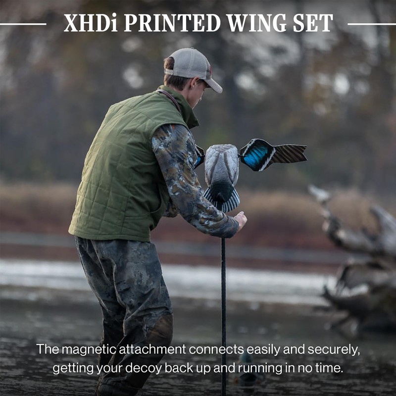 Lucky Duck Decoy Replacement Wing Set, XHDi Wings