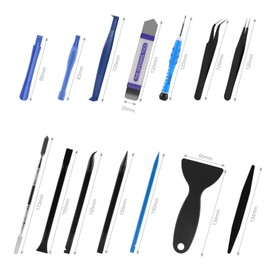 LIHAO 21 in 1 Handy Reparatur Werkzeug Profi Tools Set Schraubendreher Kleber Saugnapf für Smartphone Tablet PC Multimedia