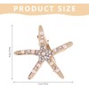 QHFlashbuy Starfish Hair Clips, Pack of 3 Girls Flower Girl
