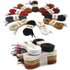YFINE Flat Waxed Shoe Laces: Sneakers Shoelaces for Men&Women Boot