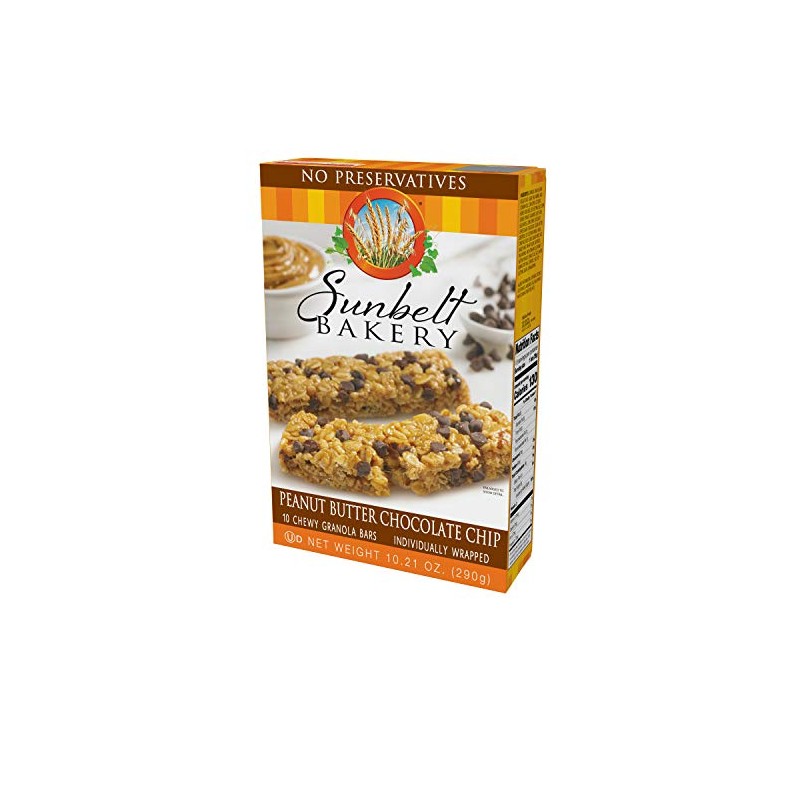 Sunbelt Bakery Peanut Butter Chocolate Chip Chewy Granola Bars, 20