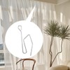 HLIWS Curtain hanging hooks,80 Pcs Curtain hooks track glider hooks,Shower