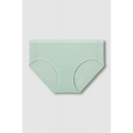 JAJU Air Stripe Mesh Hip Hugger Panty_Mint