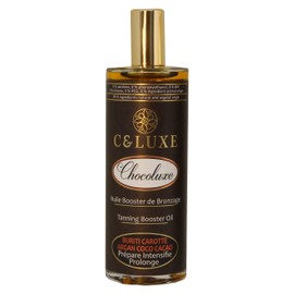 Chocoluxe Natural Tanning Oil: Tan Activator, Accelerator and Extender, Pre and After Sun Oil, Intense and Even Tan 100 ml