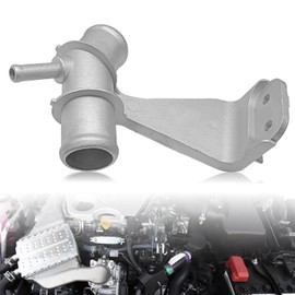 Pleoos Engine Coolant Pipe Water Outlet Hose & Heater Hose Connector Compatible with 2009-2017 Toyota Corolla, 2009-2014 Matrix L4 1.8L Replaces 6577-22040, 1657722040, 16577-22030 (1-Piece)