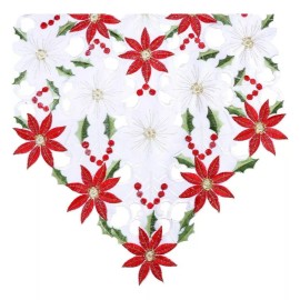 Camino De Mesa Bordado De Navidad Camino De Mesa De Lujo