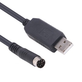 Green-utech USB MD 8P RS-232 Serial Adapter Cable for Rockwell AB MicroLogix 1400 PLC Programming 1761-CBL FT231XS Chip