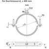 MKK - 18481-013 Pipe Clamps with Rubber Seal M8/10 Thread