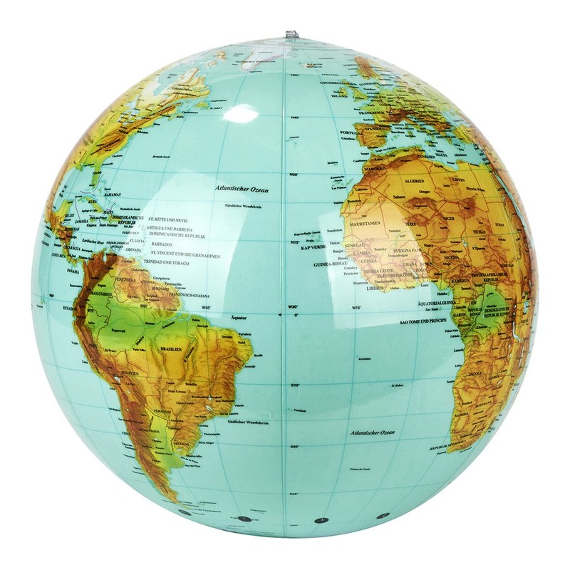 moses Fernweh Inflatable Globe | Map of the World