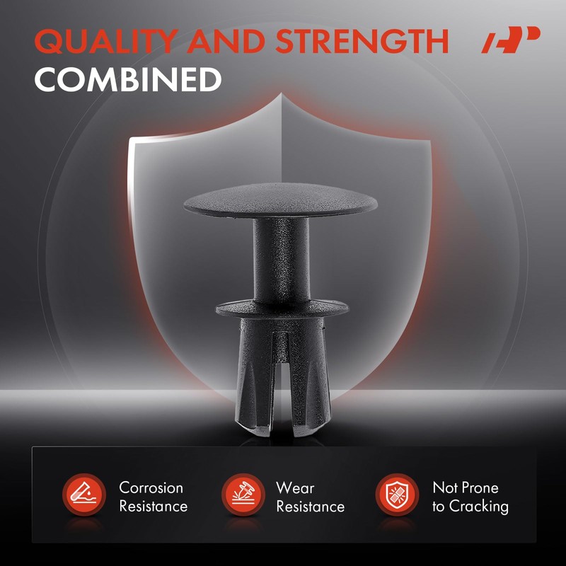 A-Premium 20 PCS Exterior Pillar Molding Car Retainer Fastener Push