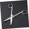 BIUDECO Professional Makeup Scissors Stainless Steel Curved Eyebrow Trimmer Cutting