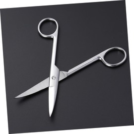 BIUDECO Professional Makeup Scissors Stainless Steel Curved Eyebrow Trimmer Cutting Scissors