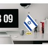 Israel Desk Flag, 30 cm Large Small Israelite Banner Outdoor,