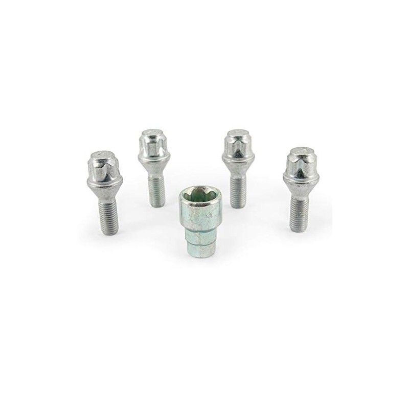 H&R 1252601KEY4 Rim Lock – Set of 4 Cone 60