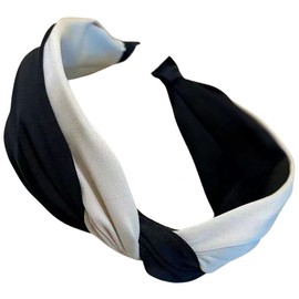 scicent Hair Band 3 PCS Headbands for Women's Hair Boho Hairbands Fashion Hair Scarf Bow Tie Hair Accessories Wide Alice Head Band Non Slip Fabric Hair Bands for Girls - 10915