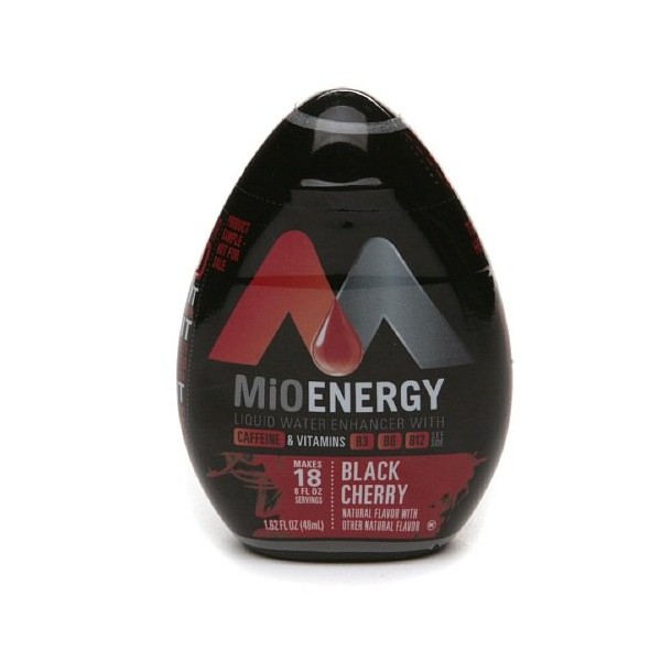 MiO Energy Liquid Water Enhancer, Black Cherry 1.62 oz PACK OF 2