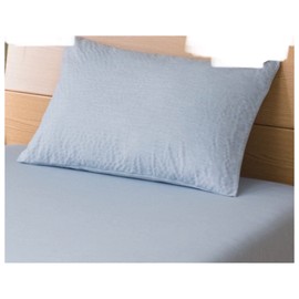 NITORI N Cool Double Super Fitted Pillow Cover (Standard to Large Sizes) Cool Strong Touch Cooling (Blue)