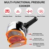 Vinod Platinum Triply Stainless Steel Outer Lid Pressure Cooker 1.5