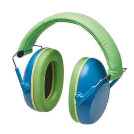 Gebol Ear Protectors Safety Kids Comfort Comfortable Children's Noise Protection Headphones Foldable Earmuffs Autism Concert DIY Boys Girls Size Universal Blue Green Pack of 1