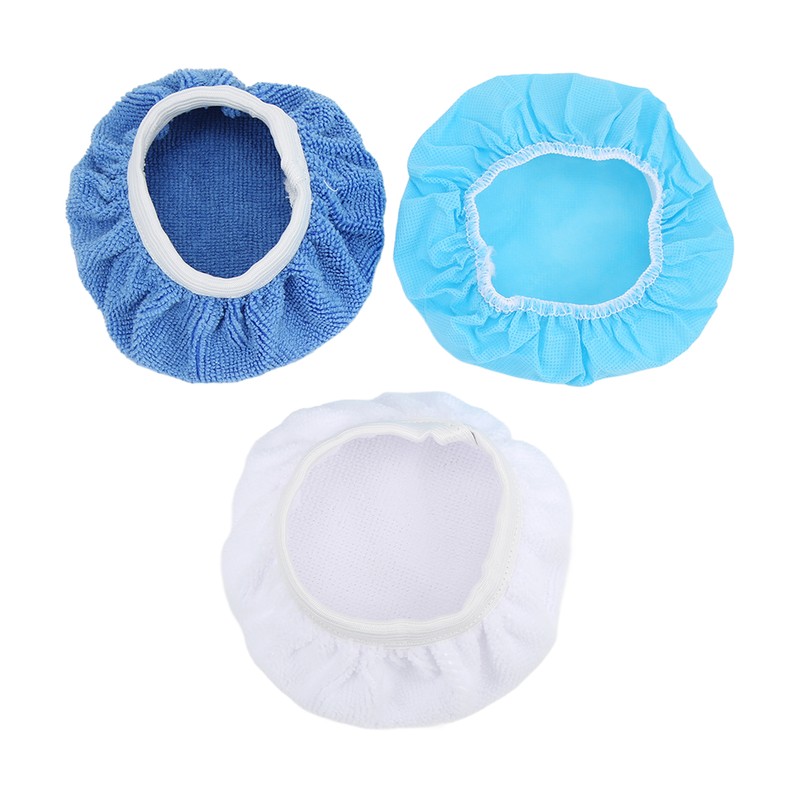 24 Packs Polishing Bonnet 6in/150mm Microfiber Nonwoven Cotton Buffing Pads