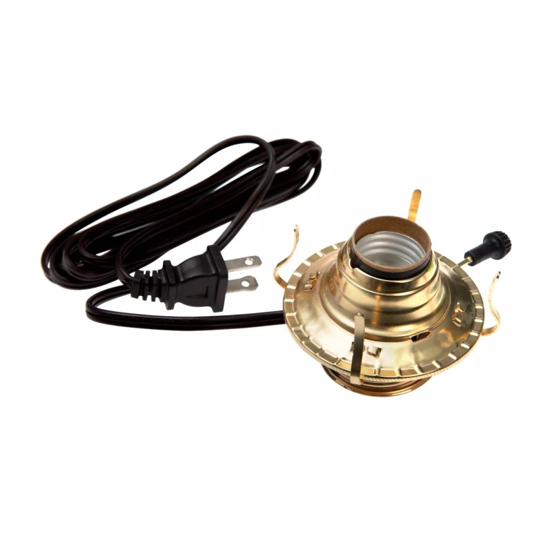Creative Hobbies Electric Oil Lamp Burner DIY Conversion Kit, Pre-Wired