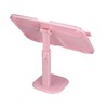Lifting Reading Rack Adjustable Height Lightweight Portable Plastic Pink Book