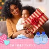 For Tamagotchi Paradise 専用 2点セット全面保護 高硬度PCハードケース+可愛いキャラ耳カバー 耐衝撃 防塵 キズ防止 透浅ブルー&青耳透明