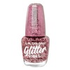 L.A. COLORS Glitter Vibes Nail Polish, Pink Bling CNL357