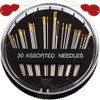 Premium 30/60 Pack Sewing Needles for Hand Sewing Repair with