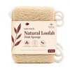 Esponja de lufa natural KUMARI KULTURE (Paquete de 4) Multiusos