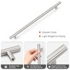 Probrico (5 Pack Brushed Nickel Kitchen Cabinet Handles,Hole Center (12-4/5