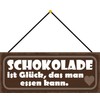 Schatzmix Tin-Plate Sign, Sheet metal, Multicoloured, 27x10 cm