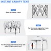 Oneofics Pop Up Canopy, 10x10 FT Instant Outdoor Canopy Tent