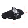 Outdoor Half Face Breathable Steel Mesh Face Cover Military for