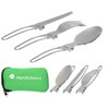 NORDICBERRY Outdoor folding cutlery and camping cutlery made of high-quality