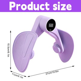 KBIBCK Pelvic Floor Trainer for Women,Pelvic Floor Exercise Devices with Counter,Leg Strengthener with Resistance Band, 360 Degree Rotation,Leg Strengthener Leg Inner Thigh Exercise Equipment for Home