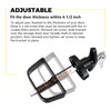 5-1/2" T-Handle Lock kit-Hurrikom Shed Door Latch with 5 Keys,