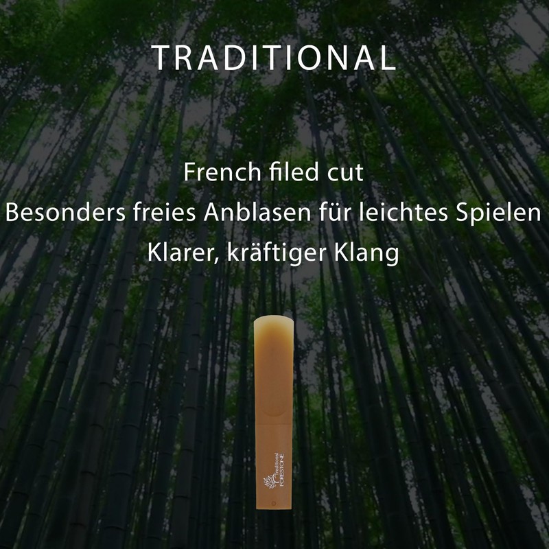 Forestone - FSS020 Soprano Saxophone Reed F2 - Brown